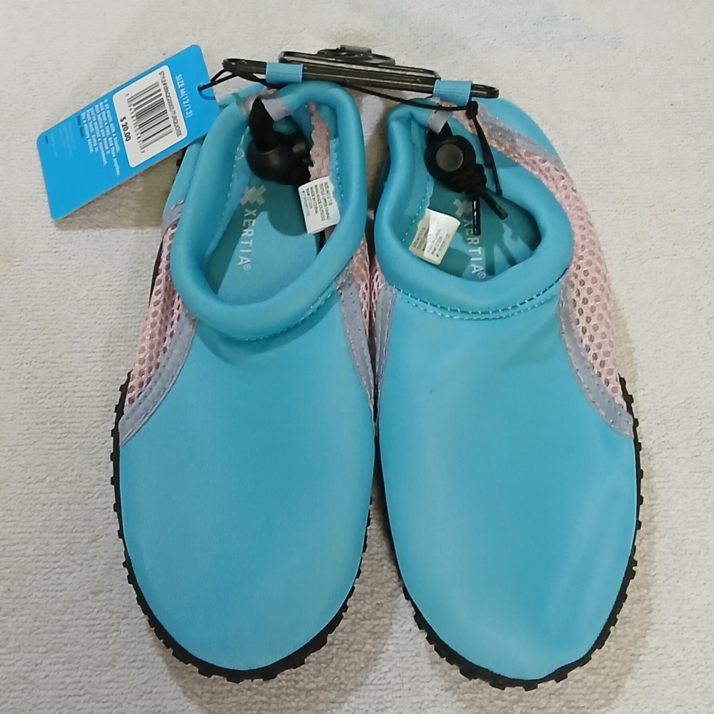 Blue and Pink Streamlined Water Shoes